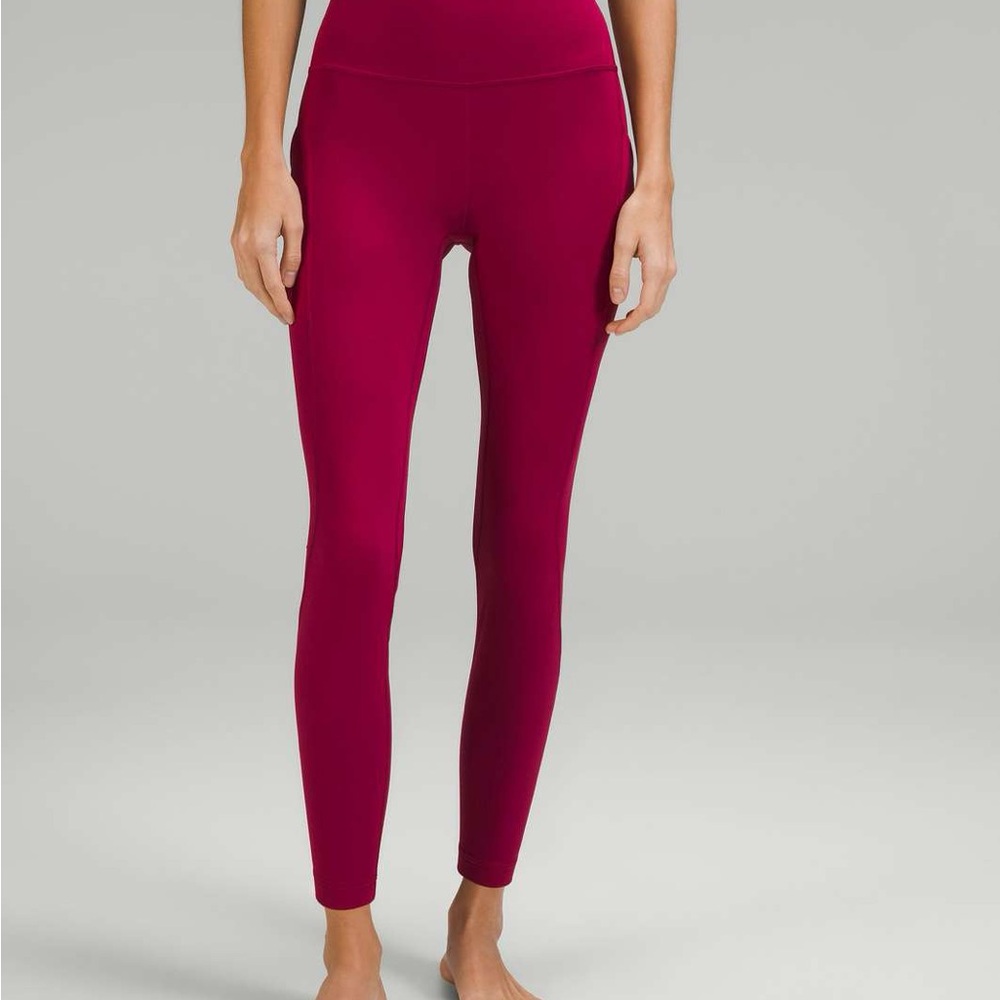 Lululemon Align High Rise Pant with Pockets 25” - Pomegranate